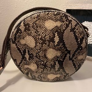 Banana Republic Snake Print Crossbody Bag